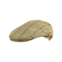 Casquette Jack Pyke Plate Tweed - Vert Clair 58cm