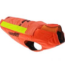 Chaleco De Protección Canihunt Dog Armor Orange V3 Cdogarmor60