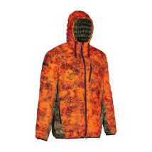 Chaqueta Acolchada Para Hombre Ligne Verney-carron Caracal - Snake Orange Phve018-snao-(a)-2xl