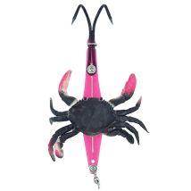 Chatterbait - 21g Evia Planchette + Petit Crabe Rose/noir - 20cm Iplcn