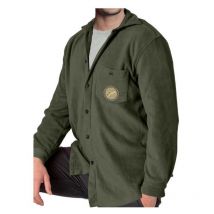 Chemise Manches Longues Homme Bartavel Portland Truite Micropolaire - Kaki L - Pêcheur.com