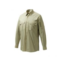 Chemise Manches Longues Homme Beretta Mortirolo Shirt Long Sleeves - Beige Xl