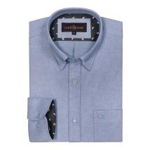 Chemise Manches Longues Homme Club Interchasse Neptune - Bleu L