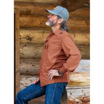 Chemise Manches Longues Homme Devaux Ranger - Brun Xxl - Pêcheur.com