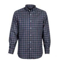 Chemise Manches Longues Homme Idaho Nevada - Marine/rouge S