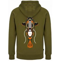 Child's Sweatshirt - Khaki Kumu Hoody Kids True Leather - Kaki 007545-00004-00100