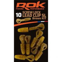 Clip Chumbado Rok Fishing Screw Lock Lead Clip Sl Rok/015020
