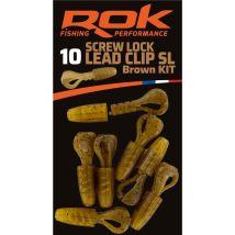 Clip Plomb Rok Fishing Screw Lock Lead Clip Sl Rok/015020 - Pour Pêche de la Carpe - Pêcheur.com