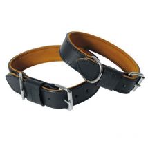 Collier Chien Cuir Martin Sellier Black Et Tan Noir - 60cm