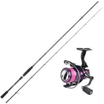 Conjunto + Carreto Spinning Fd Stingray Egi Fd Sakura Stingray Egi Spinning + Moulinet Spinning Fd Stingray Egi Fd Sascm8078