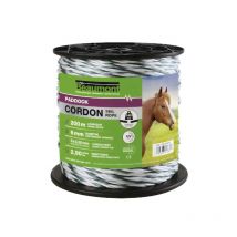 Cordon Torsadé Blanc Et Vert 200m Beaumont Ek-703178