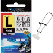 Coulisseau Sunset American Fish Finder St-s-4027 - Par 5 Taille L - Pour Pêche en Mer - Pêcheur.com