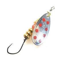 Cuiller Tournante Bretton Super Cybèle No Kill Argent Point Rouge 3.5g X 2