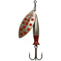 Cuiller Tournante Mepps Aglia Longue Heavy Argent Point Rouge No3 - Pêcheur.com