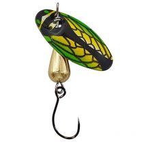 Cuiller Tournante Suissex Cicada Nk Bug Green/yellow Nk Bug Green/yellow - No1 - Pêcheur.com
