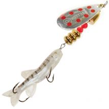 Drehende Löffel Bretton Vaironnerie - Argent Points Rouges Fh-5-ar-3