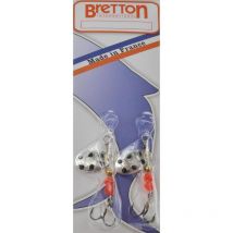 Drehender Löffel Bretton Super Cybele Argent Points Noir - Pack Fh-13-an-1