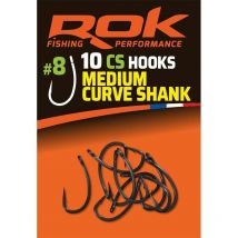 Einfacher Haken Rok Fishing Cs Medium Curve Shank Rok/040213