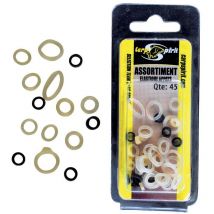 Elastique Appat Carp Spirit Assortiment - Par 45 Assortiment Élastique Appât - Pêcheur.com