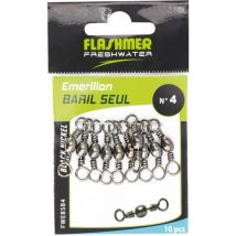 Émerillon Flashmer Bronzé Fw No2 - Pêcheur.com