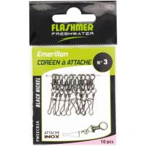 Emerillón Flashmer Coréen À Attache Bronzé Fw Fweecb3a