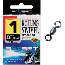 Emerillon Mer Sunset Rolling Swivel St-s-1001 - Pack No6 - Pêcheur.com