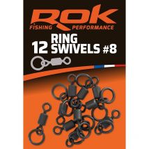 Emerillon Rok Fishing Ring Swivels Rok/011053 - Pour Pêche de la Carpe - Pêcheur.com