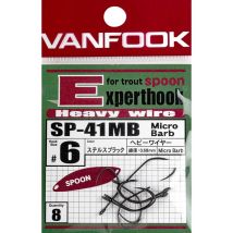 Enkele Haak Vanfook Expert Hook For Trout Spoon Sp-41mb - Partij Van 5 Van-sp-41mb-8