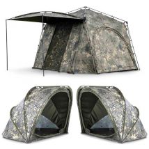Ensemble Biwy Nash Gazebo Camo Pro + 2 Chambres Gazebo Camo Pro + 2 Chambres - Pêcheur.com