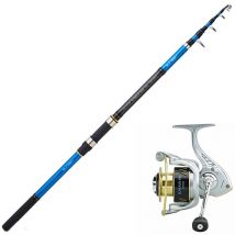 Ensemble Télescopique Sunset Sunbream Sw20 + Sunlion Swf 4503 Fd Stscm8209 - Pêcheur.com