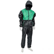 Ensemble Veste Et Pantalon De Pluie Homme Sensas Set Sevilla - Noir/vert L - Pêcheur.com