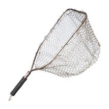 Épuisette Raquette Adamsbuilt Alu Trout Net Rubber 19 27254