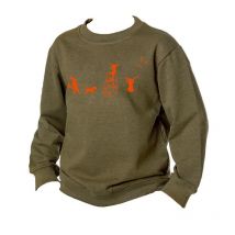 Felpa Junior Bartavel Lapins Carottes Sweatkakit1168-6ans