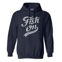 Felpa Uomo Cyril Chauquet Fish On Vintage Hood-fishonvin-marine-l