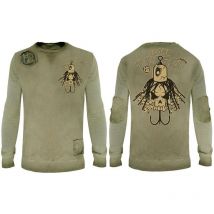 Felpa Uomo Hot Spot Design Clonk Forever - Verde 010300302