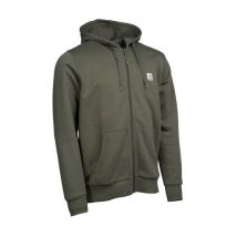 Felpa Uomo Nash Make It Happen Badge Zipped - Vert C2235
