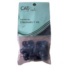 Fermoirs + Vis Catfish - Par 2 2 Fermoirs + Vis - Pêcheur.com