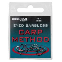 Fish Hook Drennan Eyed B'less Carp Method Hebmt014