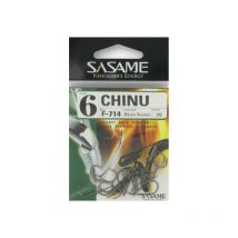 Fish Hook Sasame Chinu Black Nickel Hook F714-2