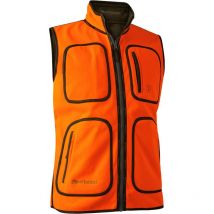 Fleece Herren - Safety Orange Deerhunter Gamekeeper Reversible Fleece 4525-663dh-xl