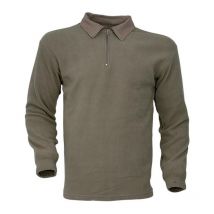Fleece Langarm Herren Idaho F1 - Kaki 1510--kaki-(a)-xl