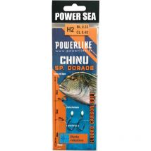 Fondo Di Linea Powerline Jig Power Dorade 2 Hameçons Blp2
