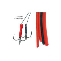 Gaine A Montages Silicone Technipêche Silicone Free Run Rouge 4x5mm