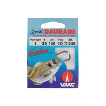 Gebundener Angelhaken Meeresangeln Ragot Vanadium - 10er Pack 120112021