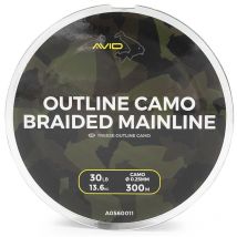 Geflochtene Angelschnur Avid Carp Outline Camo A0560011
