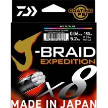 Geflochtene Angelschnur Daiwa J-braid Exp X8 12552018