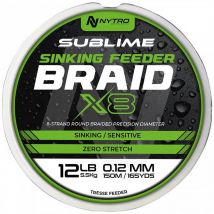 Geflochtene Angelschnur Nytro Sublime X8 Sinking Feeder Braid 20600003