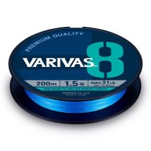 Geflochtene Angelschnur Varivas 8 Ocean Blue 13633