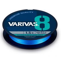 Geflochtene Angelschnur Varivas 8 Ocean Blue 13621