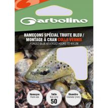 Gemonteerde Haak Garbolino Special Forel Blauw - Partij Van 10 Gomad0726-l18h12